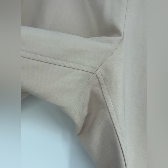 "NWT"Adrianna Papell Pull-on Elastic Waist Straight Leg Champagne Blush Pants-14 - Picture 9 of 11